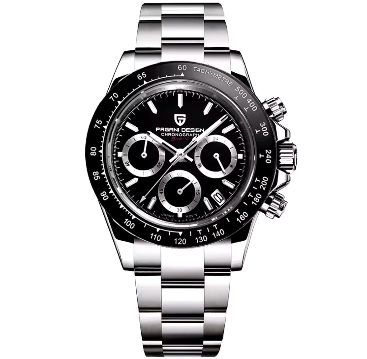Retro Luxus Edelstahl Quarz Uhr