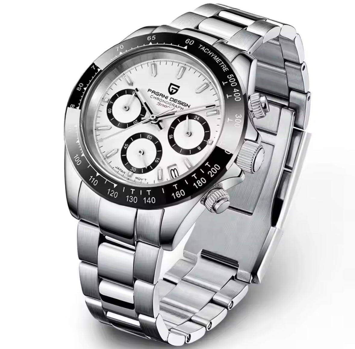 Retro Luxus Edelstahl Quarz Uhr