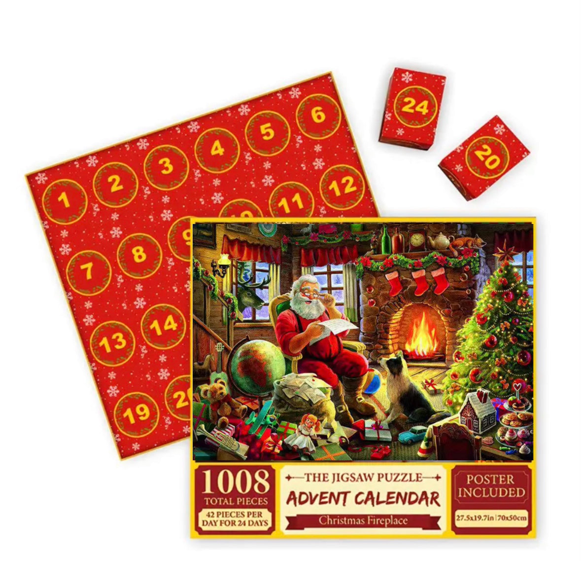 1008-Teiliger Puzzle Adventskalender