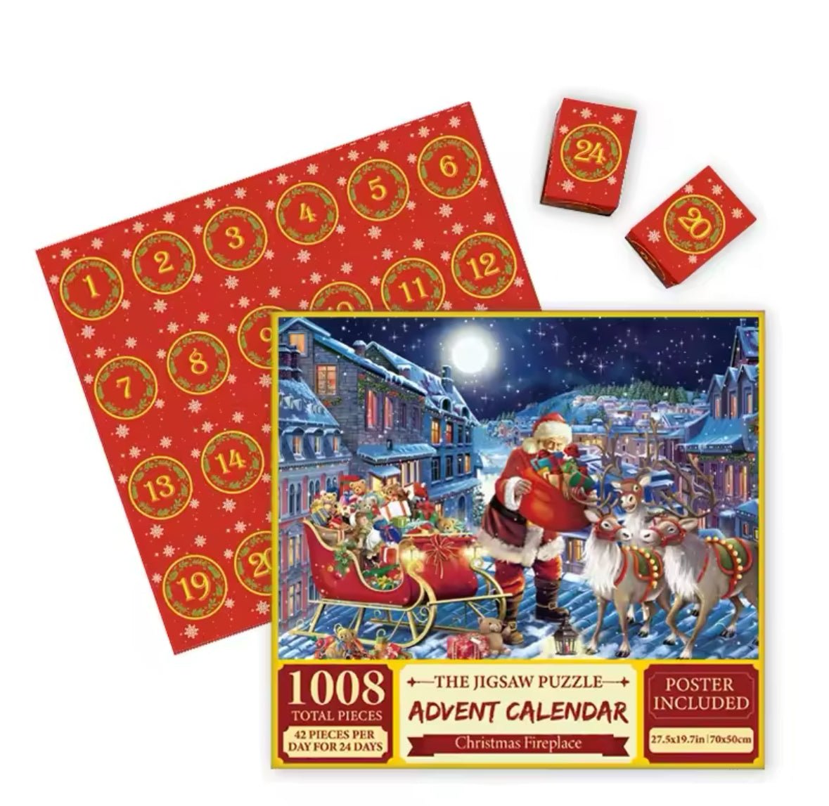 1008-Teiliger Puzzle Adventskalender