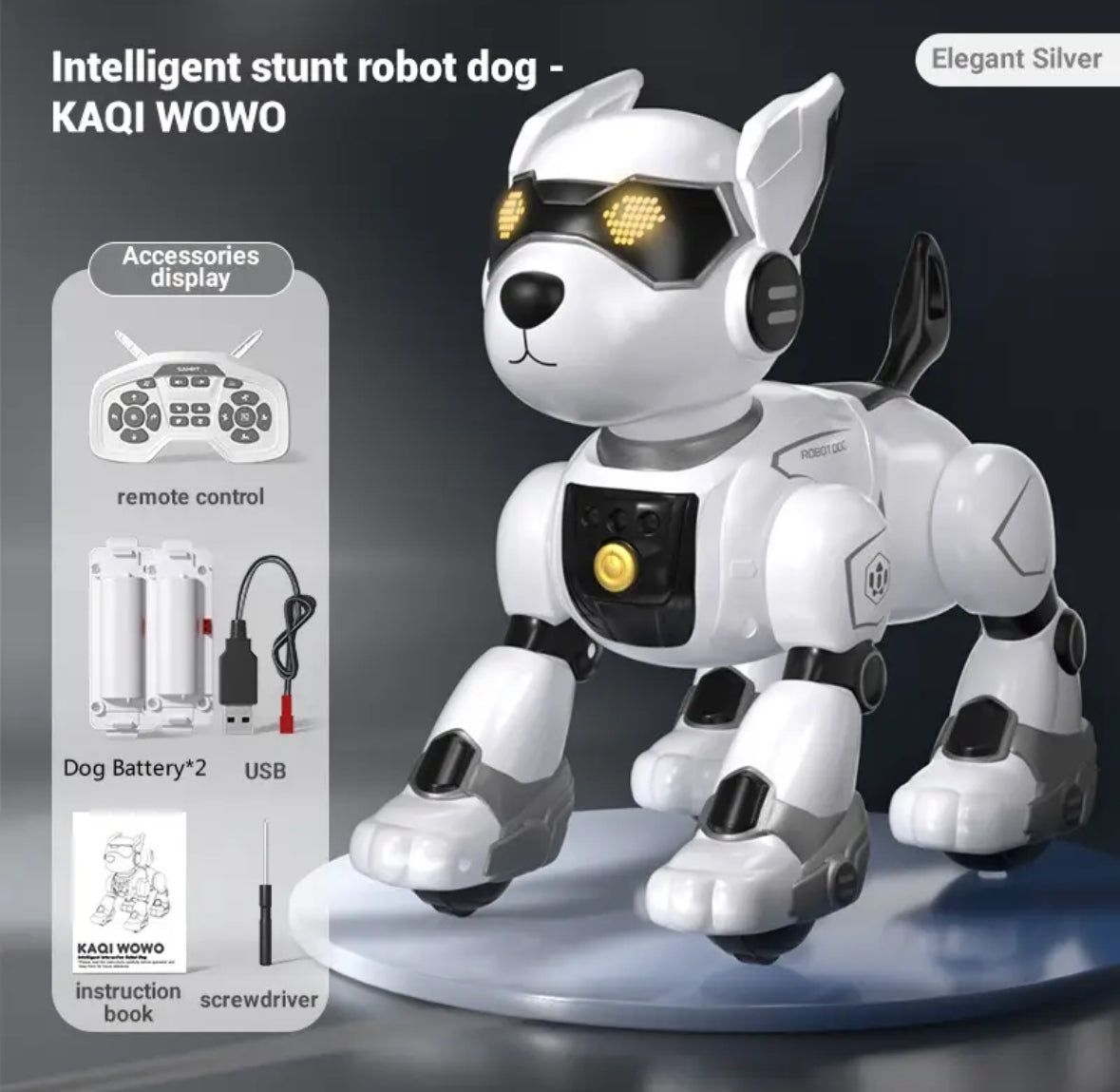 Intelligenter Stunt Roboter Hund