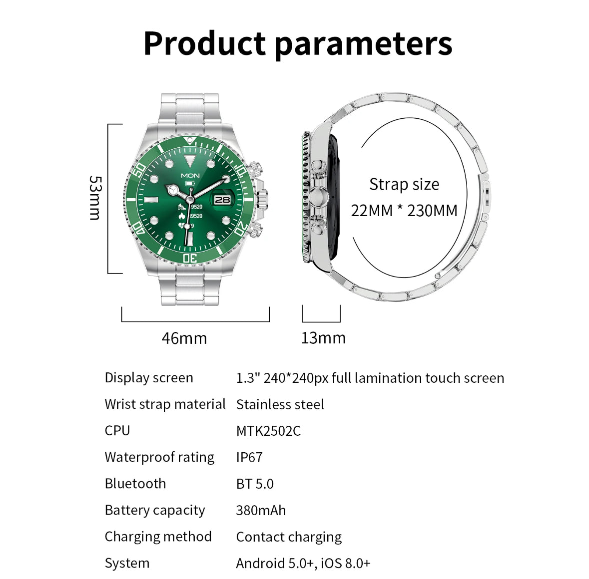 AW12 Luxus Smart Watch