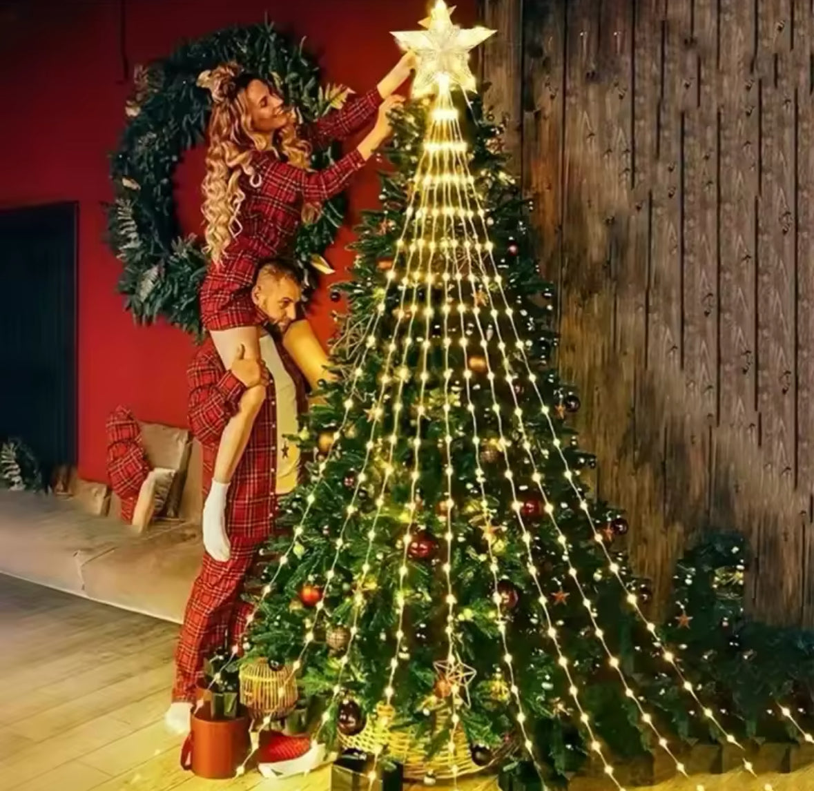 LED Weihnachtsbaum Lichterkette