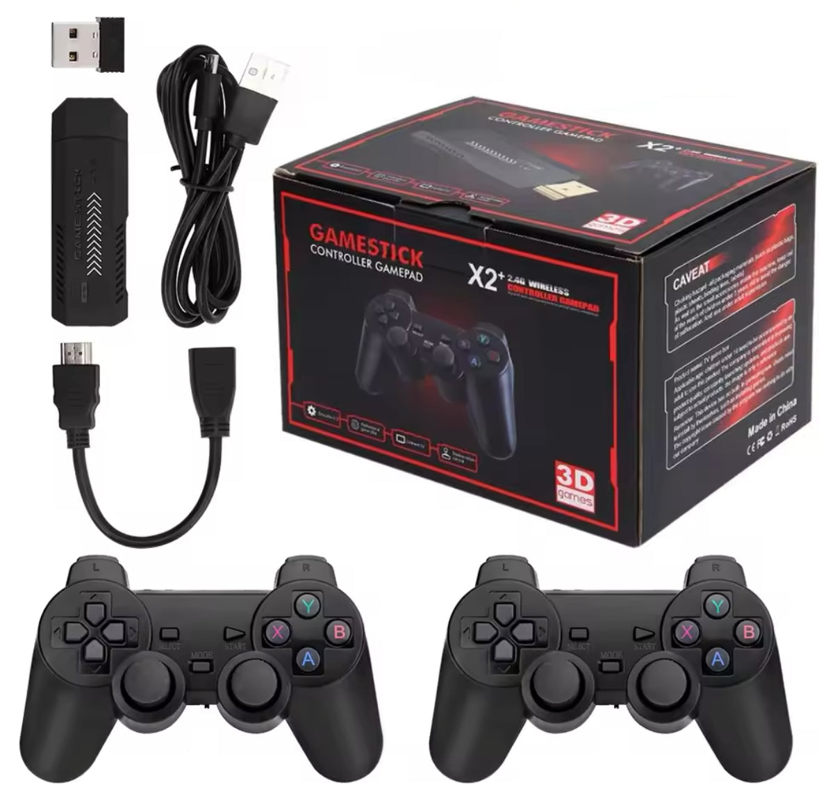 1-4 Spieler 4K UHD Retro Spiel Konsole