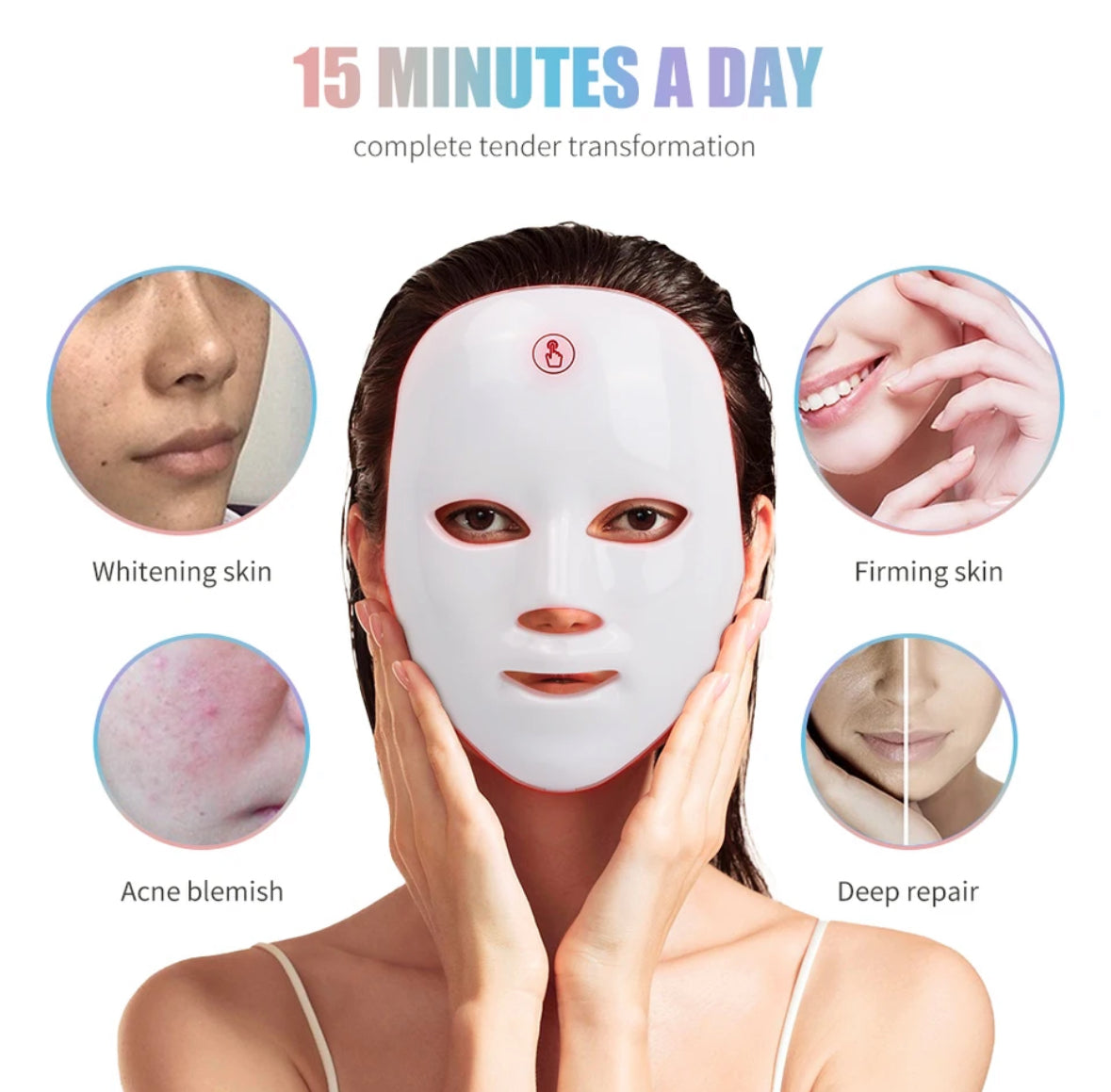 Beautymask™ LED Photonen Therapie Schönheitsmaske