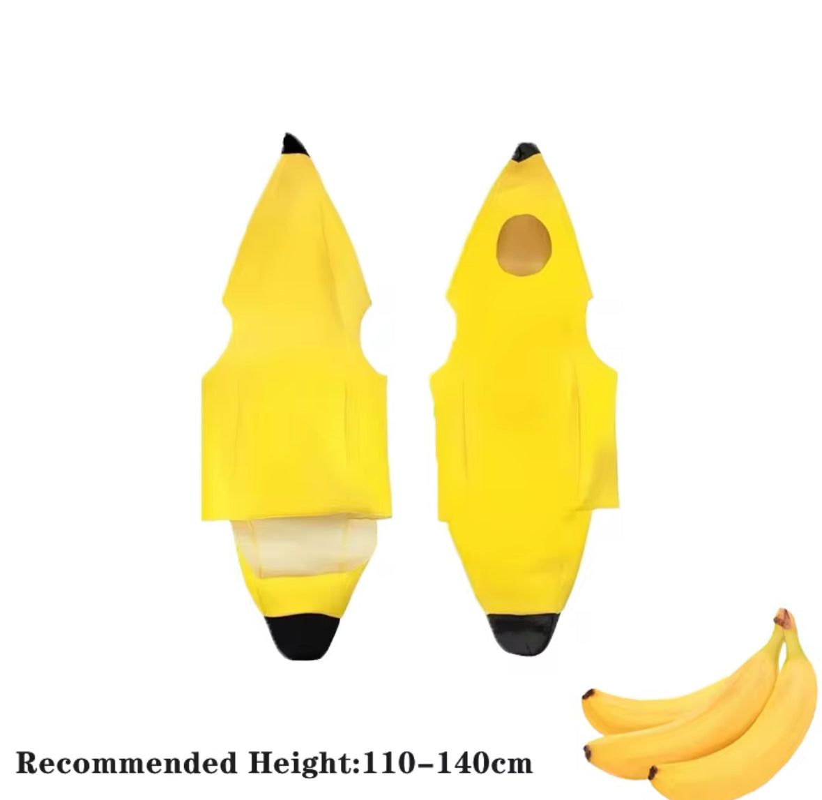 Bananen Ganzkörper Kostüm