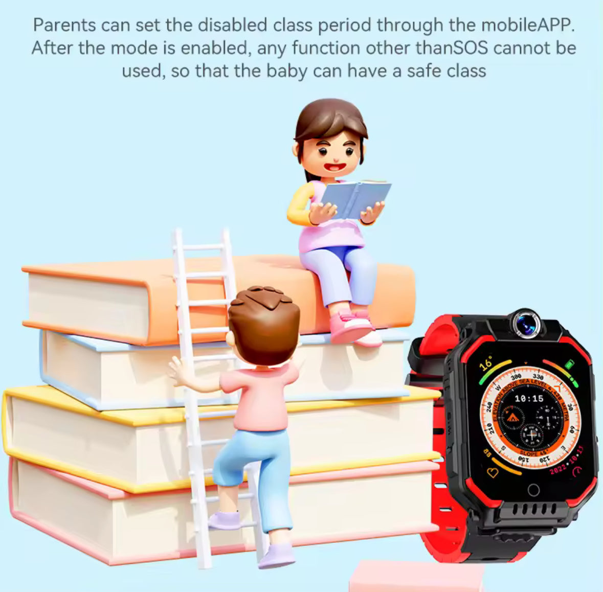 Multifunktions Sicherheits Smart Watch für Kinder