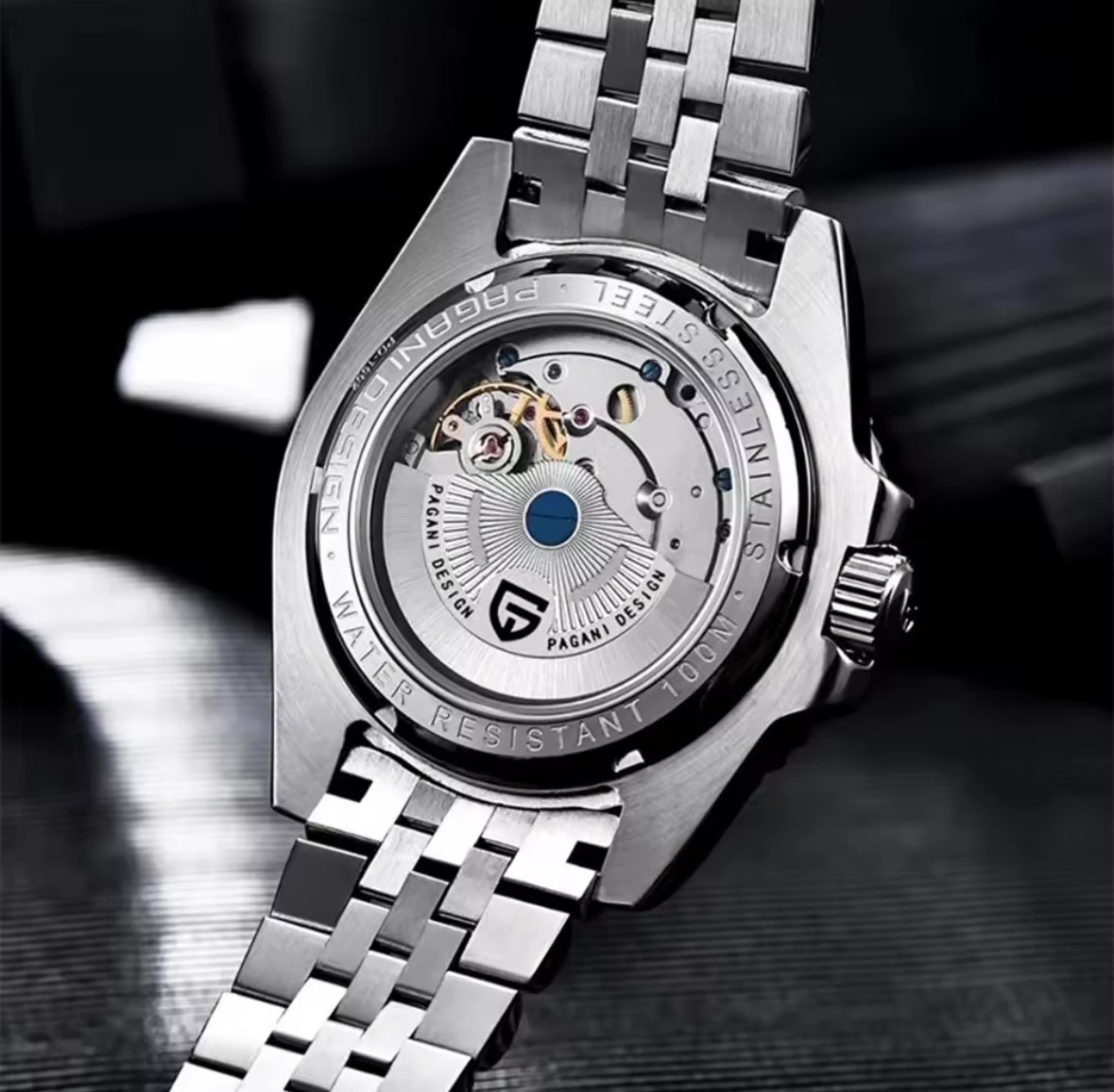 GMT Luxus Edelstahl Automatik Uhr