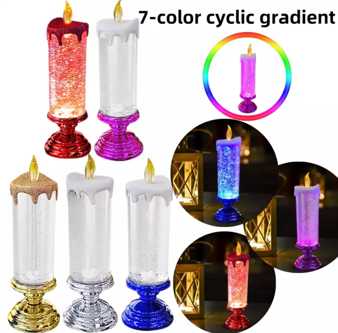 LED Weihnachtskerze