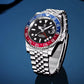 GMT Luxus Edelstahl Automatik Uhr