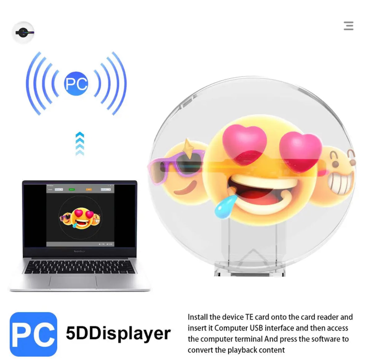 Mini Hologramm Projektor