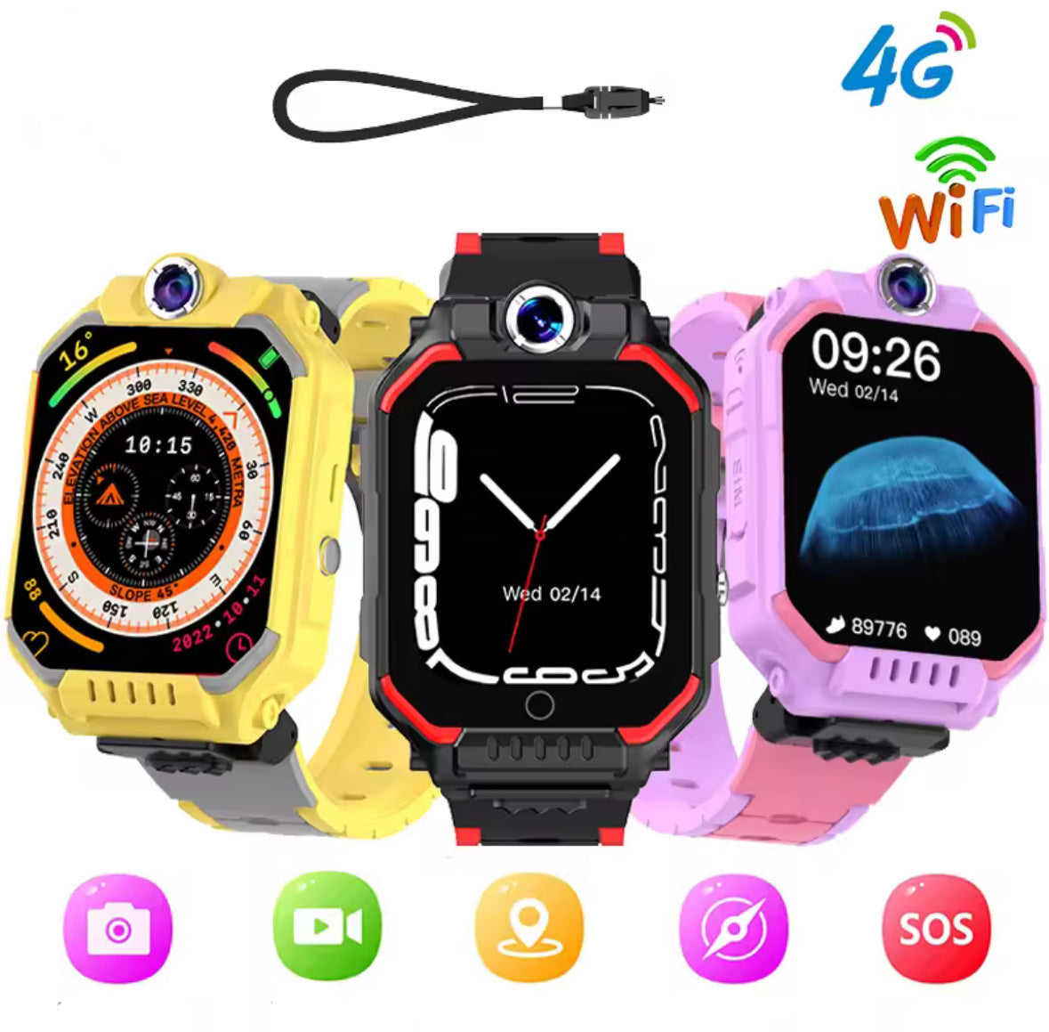 Multifunktions Sicherheits Smart Watch für Kinder