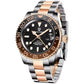 GMT Luxus Edelstahl Automatik Uhr