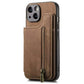 2 in 1 Wildleder iPhone Hülle mit Geldbörse