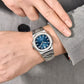 Luxuriöse Edelstahl Automatik Uhr mit Saphirglas