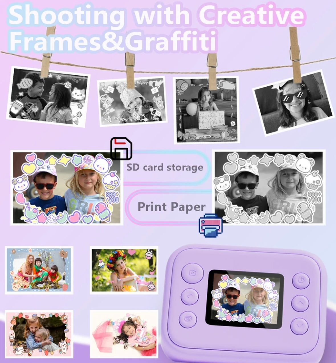 Sofort Thermo Druck Kamera