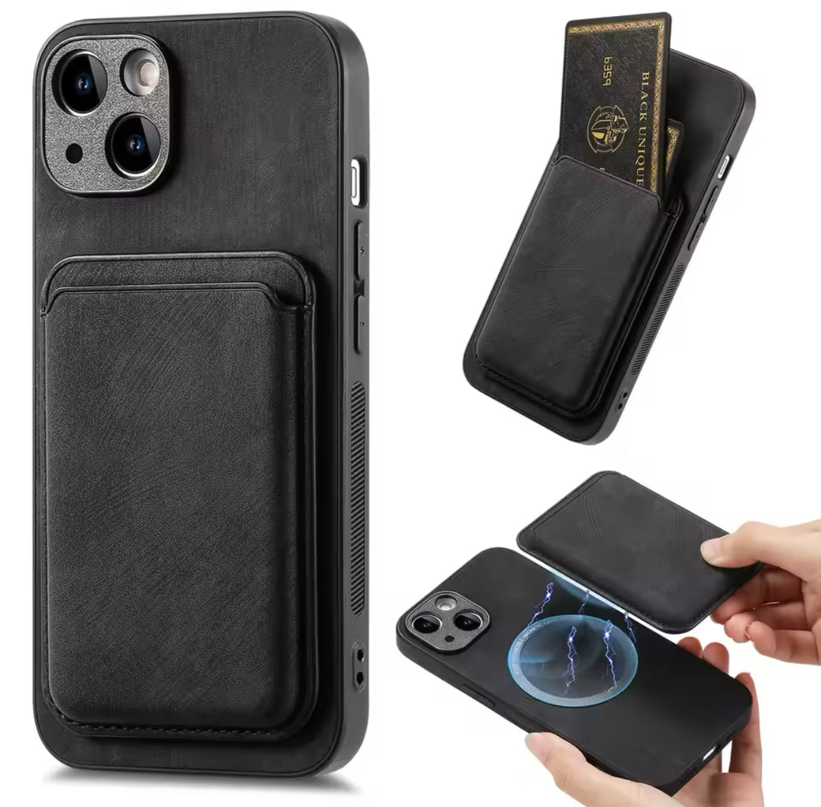 iPhone Hülle mit Abnehmbarem Cardholder