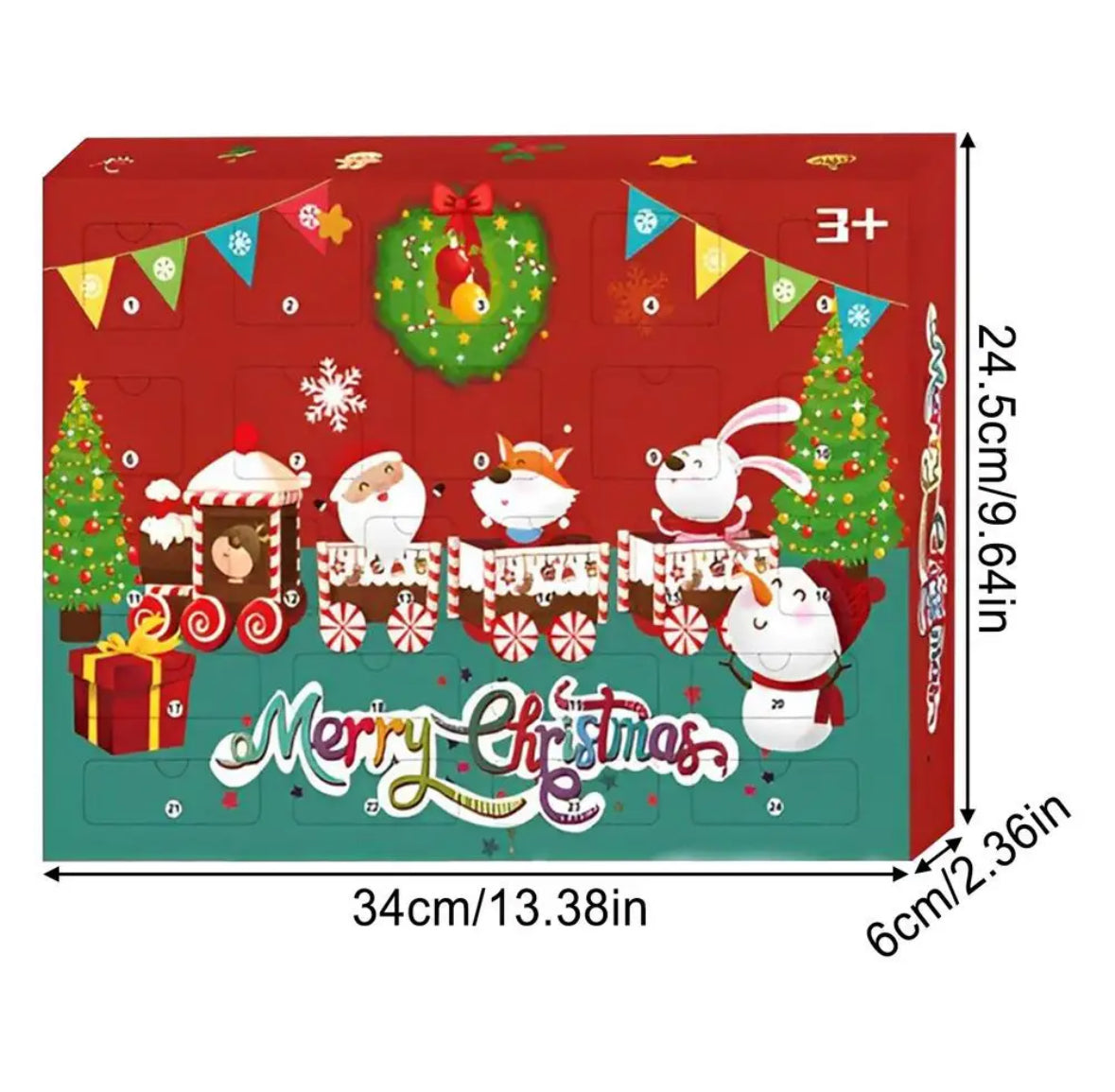 Mini Plüsch Anhänger Adventskalender