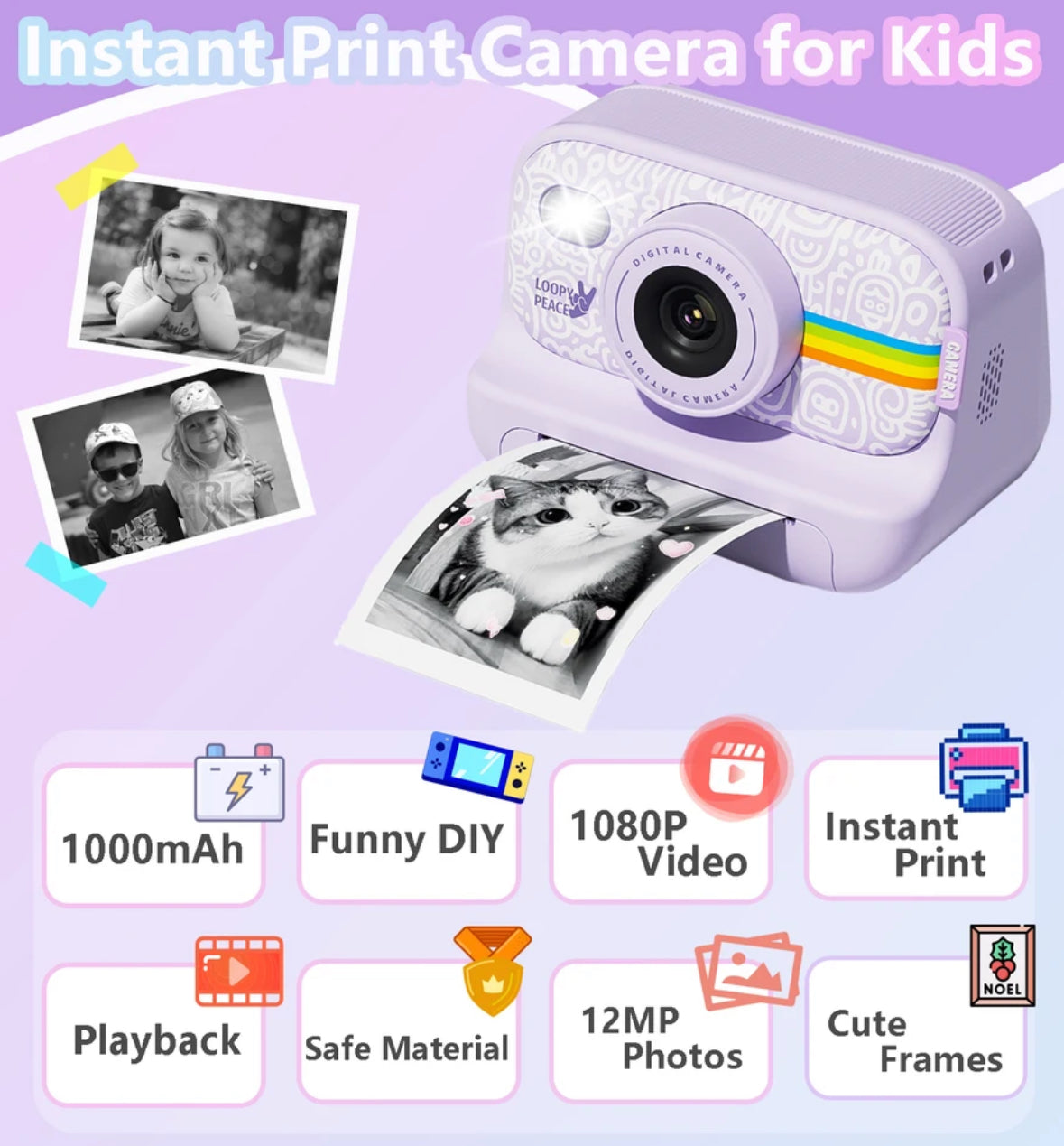 Sofort Thermo Druck Kamera