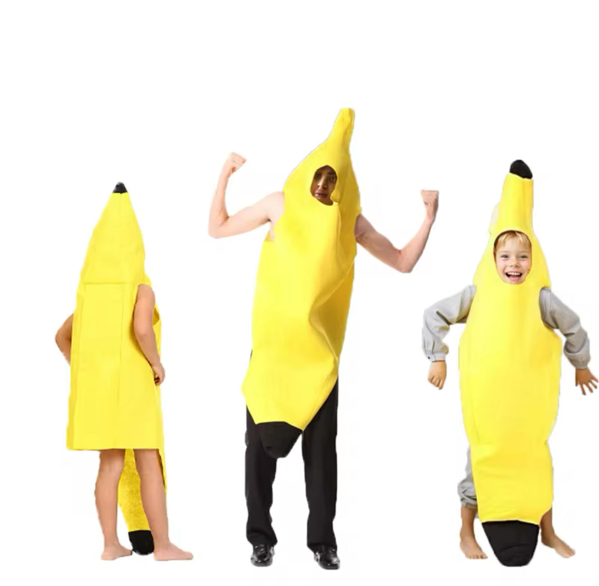 Bananen Ganzkörper Kostüm