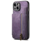 2 in 1 Wildleder iPhone Hülle mit Geldbörse