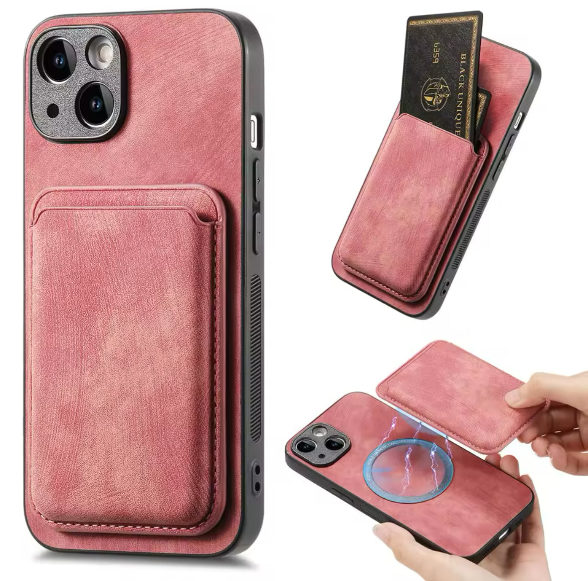 iPhone Hülle mit Abnehmbarem Cardholder