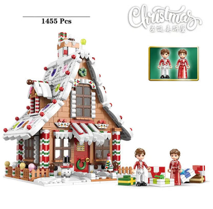 Rotierende Bauklotz Weihnachts Figuren