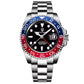 GMT Luxus Edelstahl Automatik Uhr