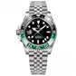 GMT Luxus Edelstahl Automatik Uhr