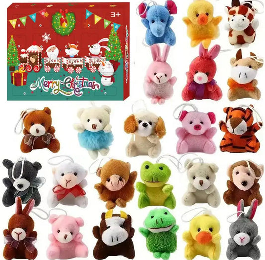 Mini Plüsch Anhänger Adventskalender