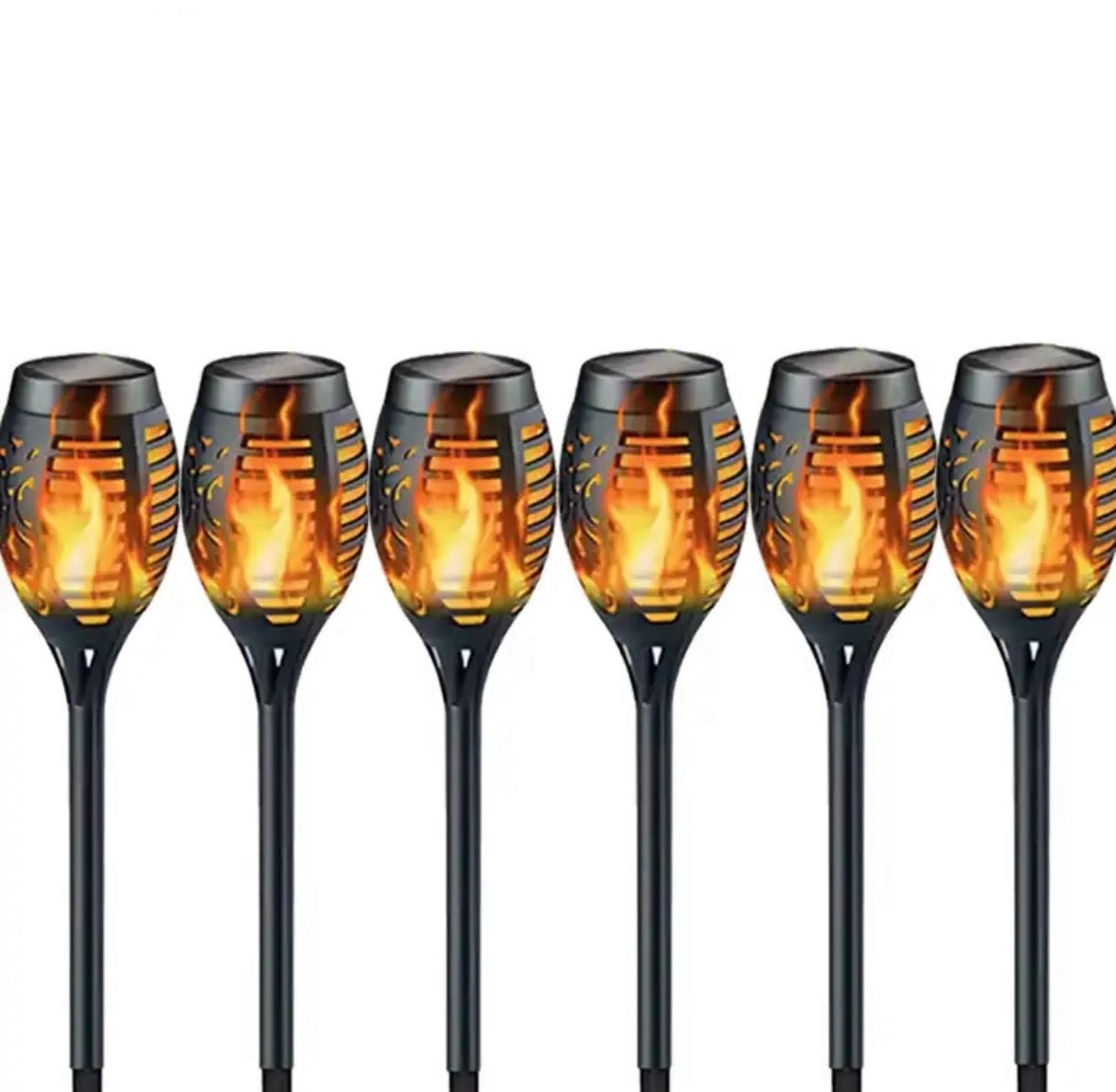 Solar Fackeln mit Flackerndem Licht
