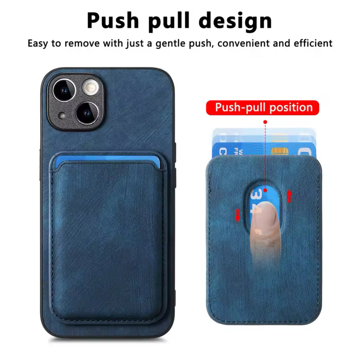 iPhone Hülle mit Abnehmbarem Cardholder