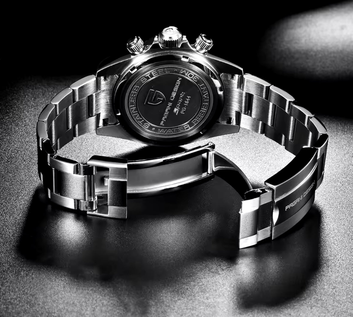 Retro Luxus Edelstahl Quarz Uhr