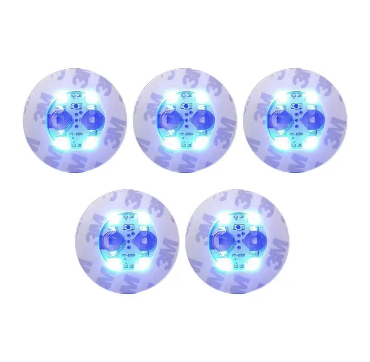 Farbige LED Untersetzer für Gläser und Flaschen