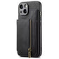 2 in 1 Wildleder iPhone Hülle mit Geldbörse