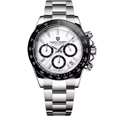 Retro Luxus Edelstahl Quarz Uhr