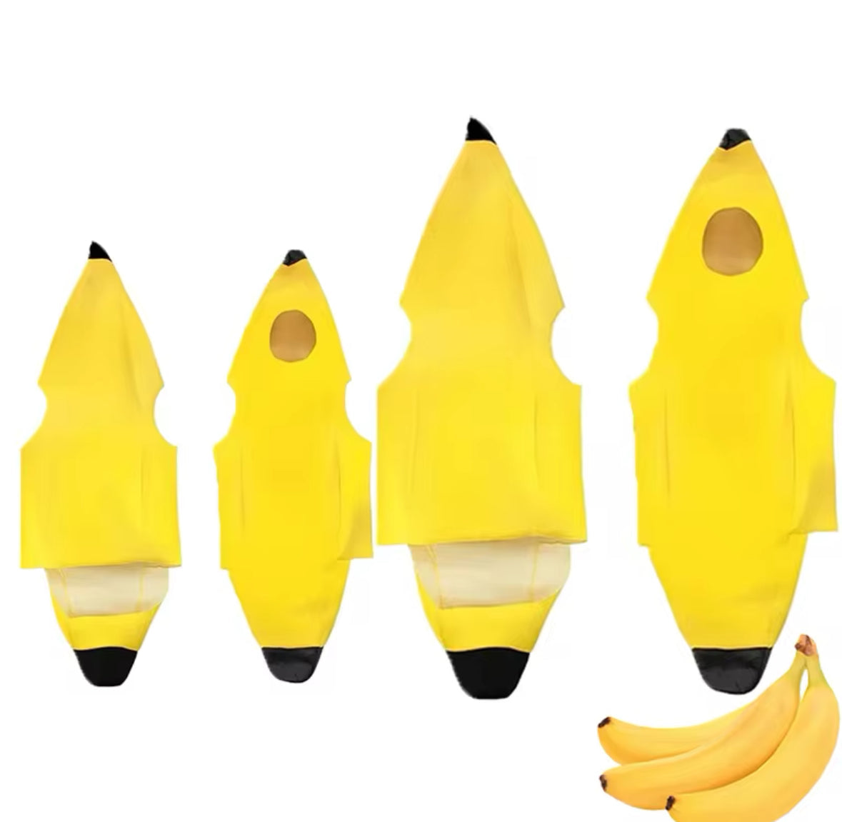 Bananen Ganzkörper Kostüm