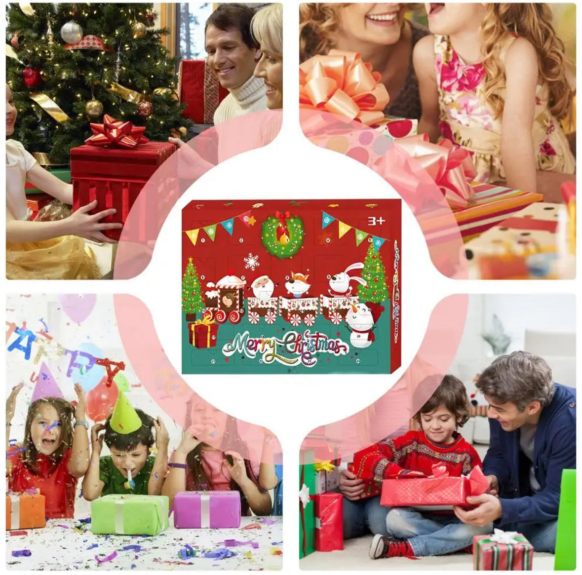 Mini Plüsch Anhänger Adventskalender