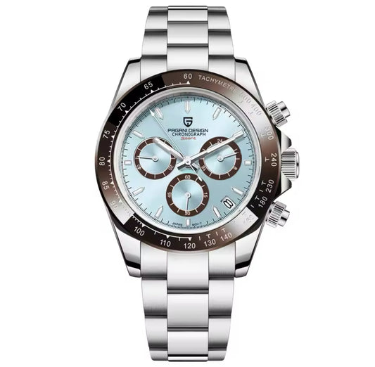 Retro Luxus Edelstahl Quarz Uhr
