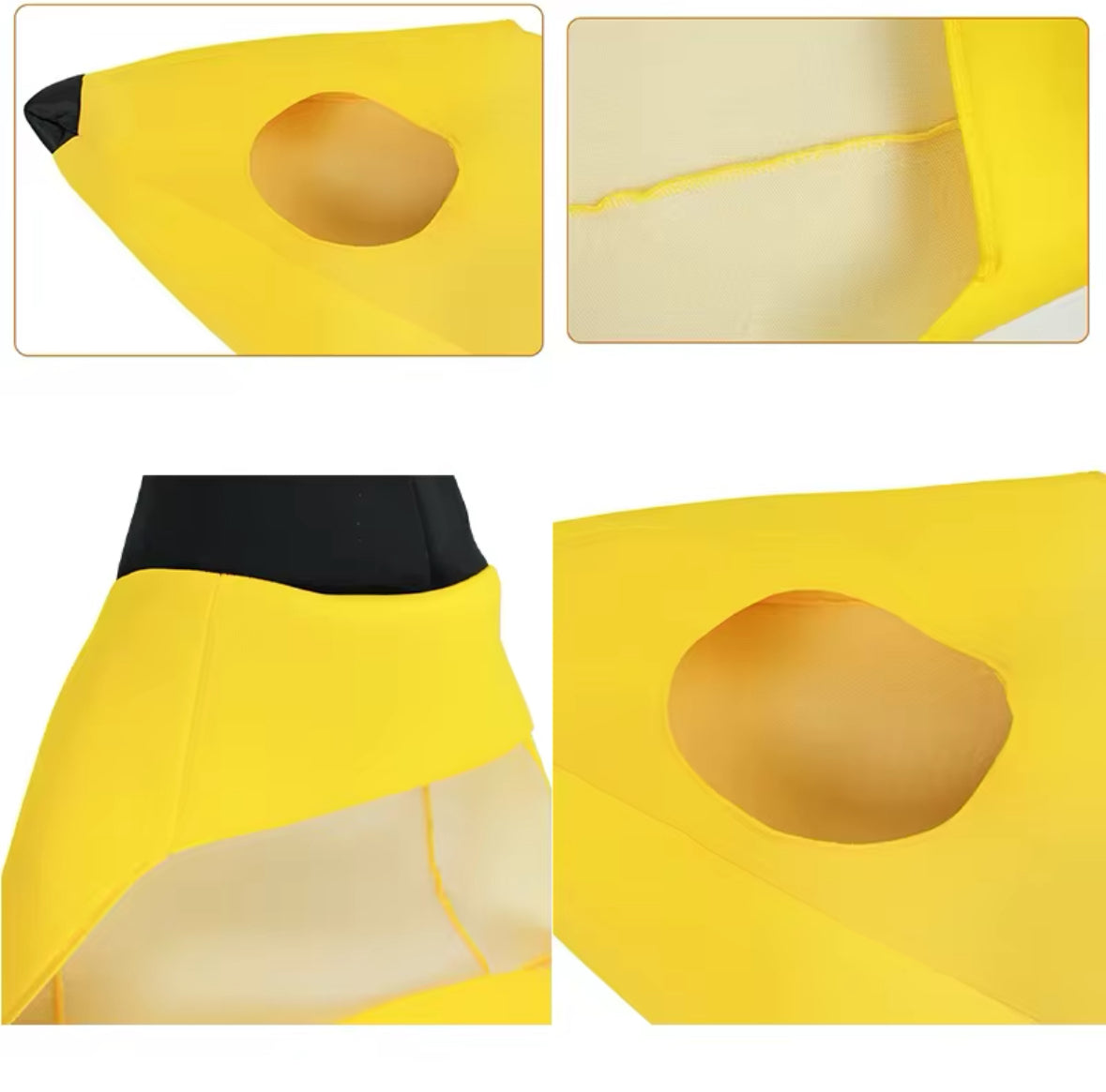 Bananen Ganzkörper Kostüm