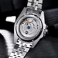 GMT Luxus Edelstahl Automatik Uhr
