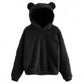 Flauschiger Plüsch Teddy Hoodie