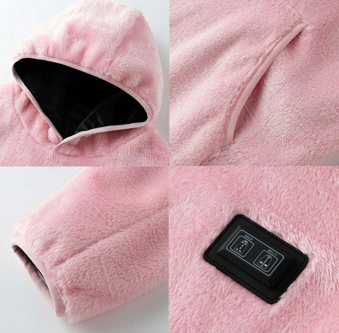 Beheizbarer Fleece Wärme Hoodie