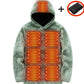 Beheizbarer Fleece Wärme Hoodie