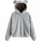 Flauschiger Plüsch Teddy Hoodie