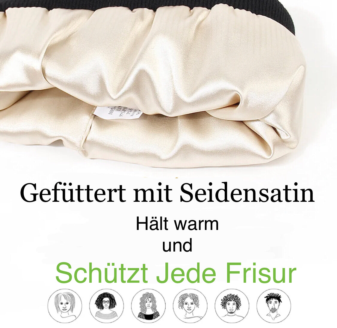 Frisur Schützende Mütze