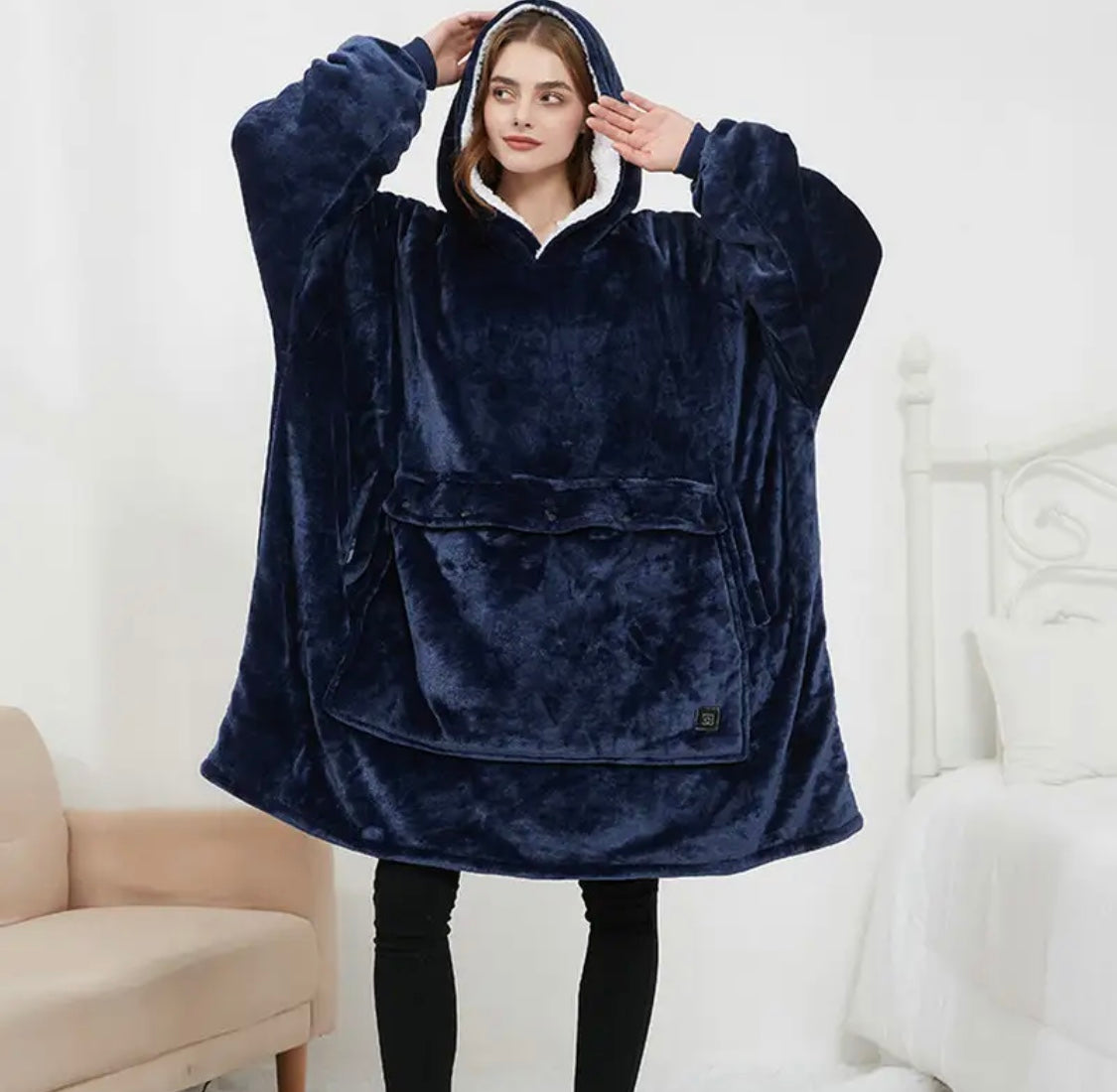 Flauschiger Kuschelpullover