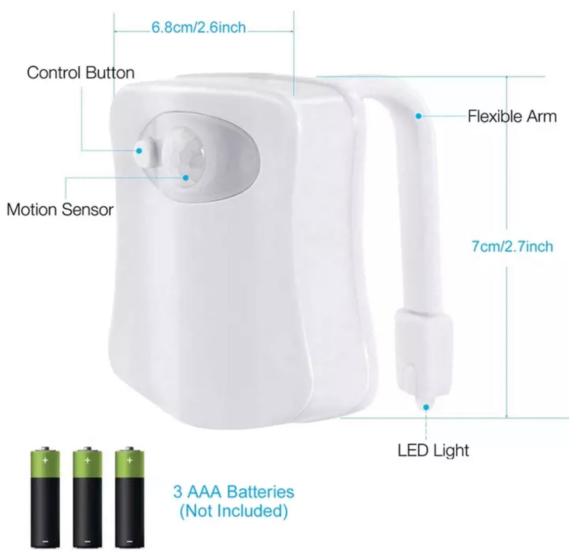 LED Toiletten Nachtlicht