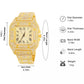 Iced Out Quarz Uhr