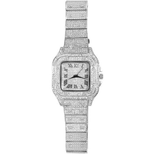 Iced Out Quarz Uhr